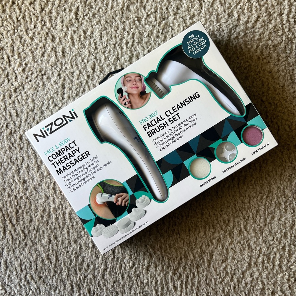 Nizoni Facial Cleansing Brush Set